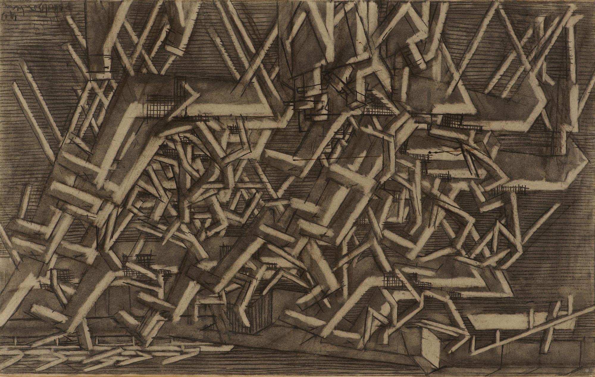 DAVID BOMBERG, RACEHORSES, 1913