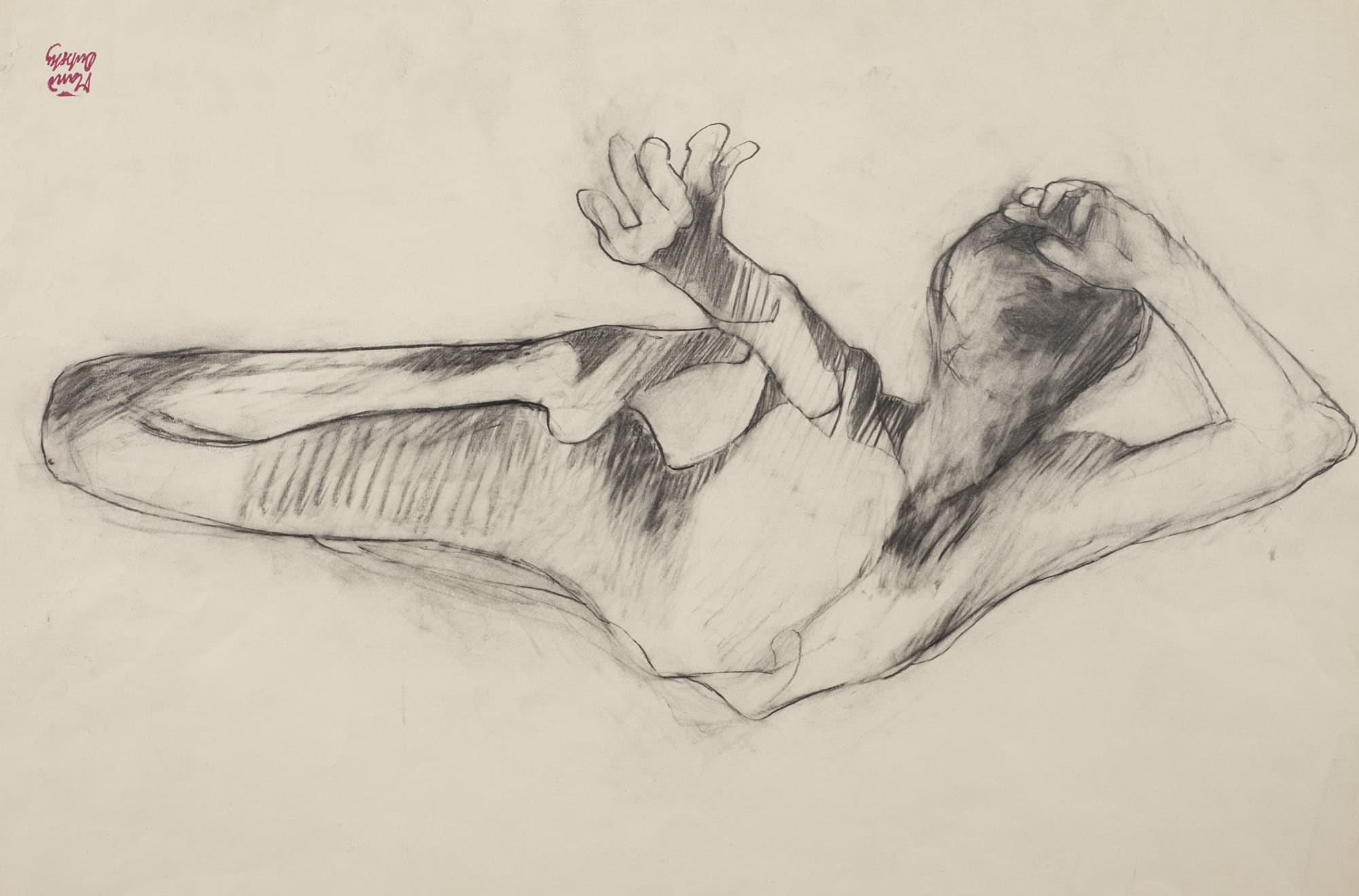 MARIO DUBSKY, RECLINING FIGURE, 1982