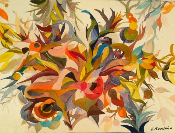 Elisabeth Tomalin (1912 - 2012) Untitled (Flower Piece), date unknown Watercolour and pastel on paper Image Discussion sheet Practical activity sheet see other work by this artist here