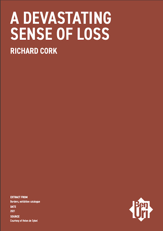 A Devastating Sense of Loss by Richard Cork Read it here