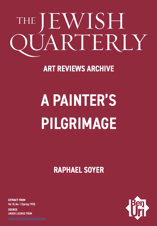 A Painter’s Pilgrimage by Raphael Soyer read here