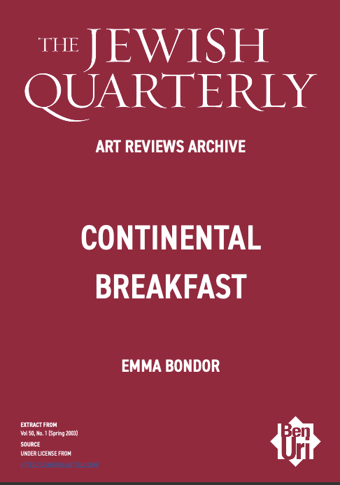 Continental Breakfast by Emma Bondor Read Here