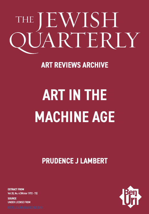 Art in the Machine Age by Prudence J Lambert read here