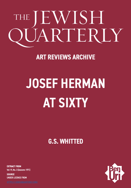 Josef Herman at Sixty by G.S. Whitted read here