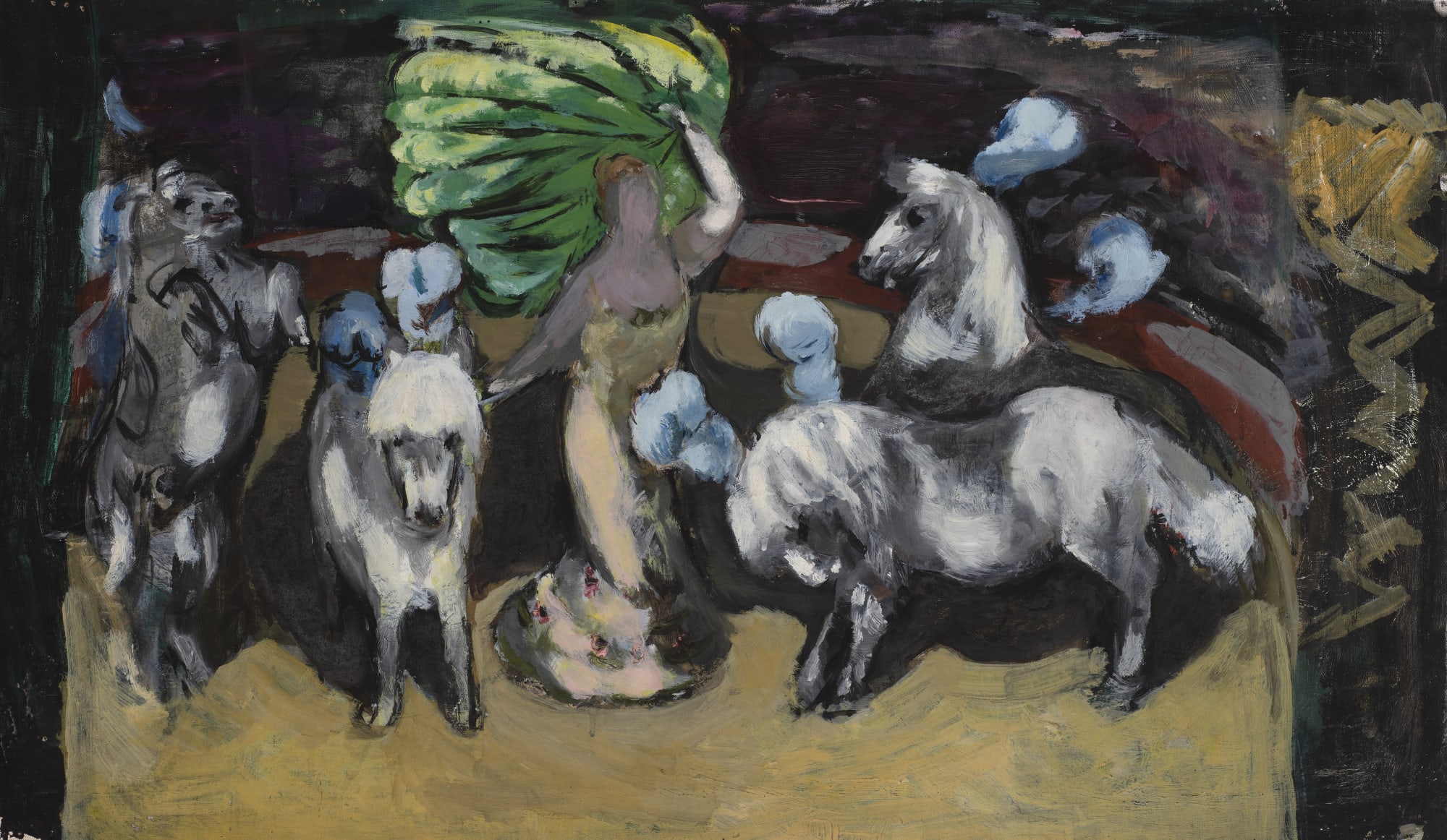 CIRCUS SCENE by MARIE-LOUISE VON MOTESICZKY (1906-1996) Read here