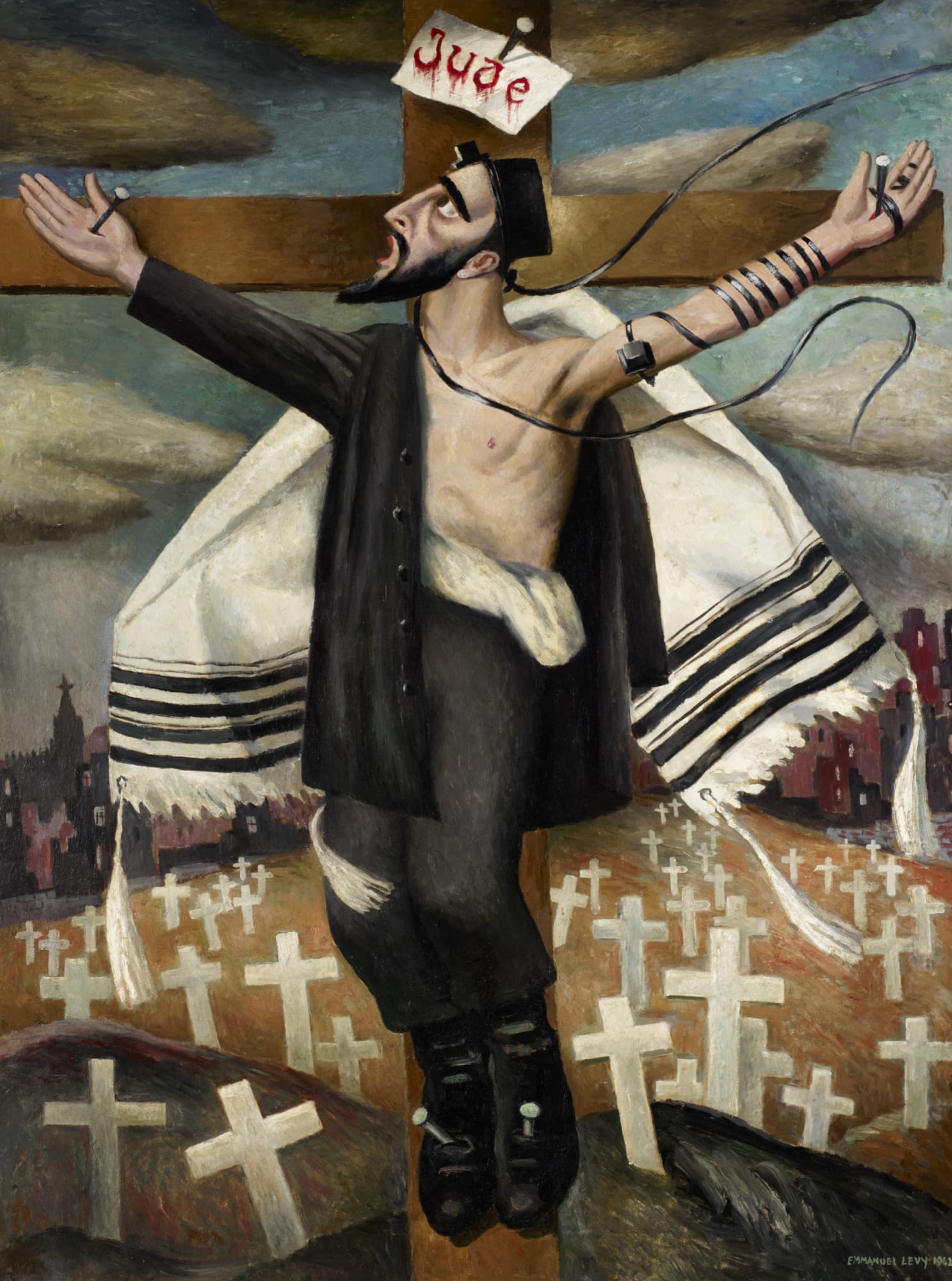 CRUCIFIXION by EMMANUEL LEVY (1900-1986) read here