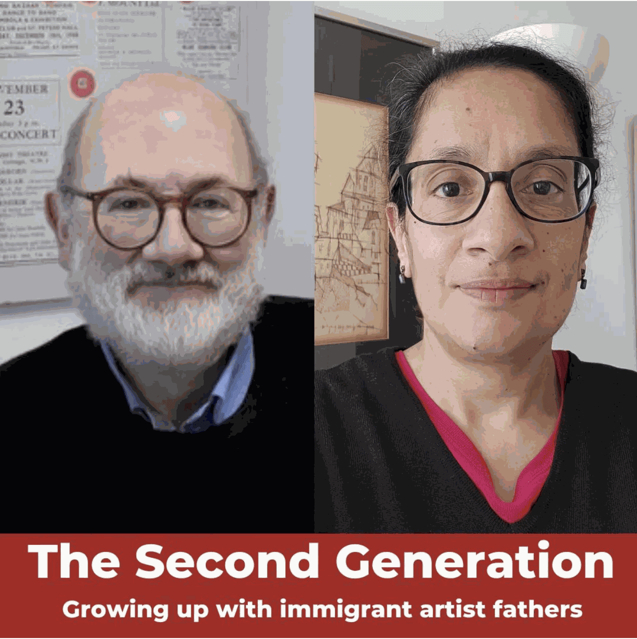 THE SECOND GENERATION- Marsha Ribeiro and David Herman listen