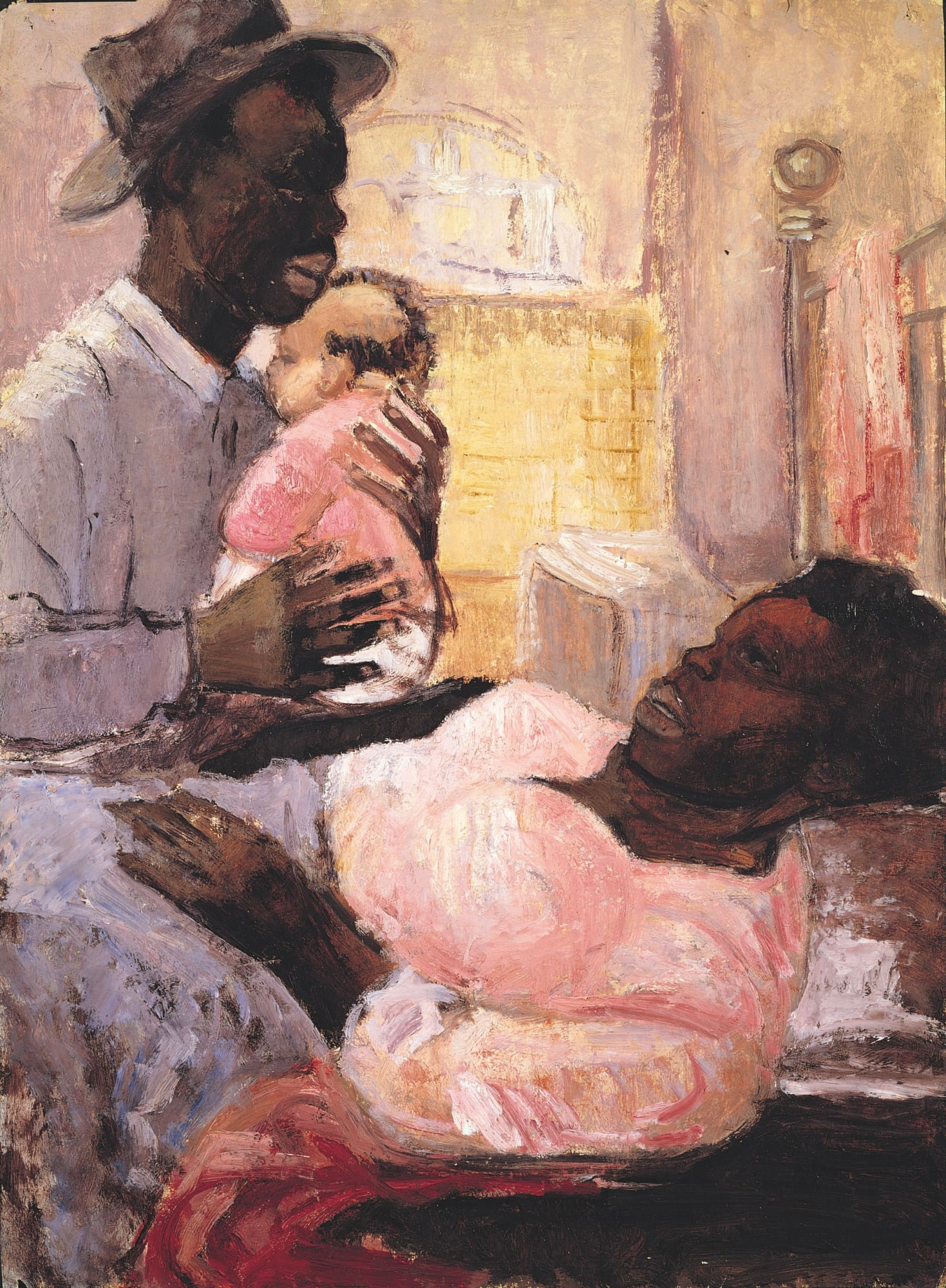 Eva Frankfurther, Couple with Infant 1956