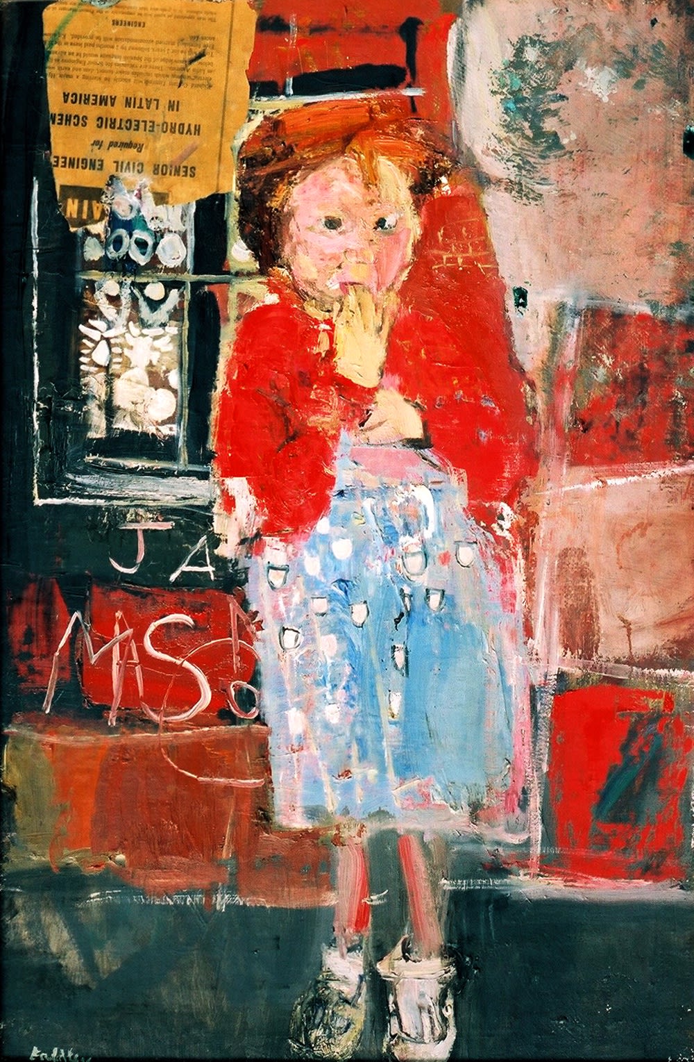 Joan Eardley, Little Girl with a Squint