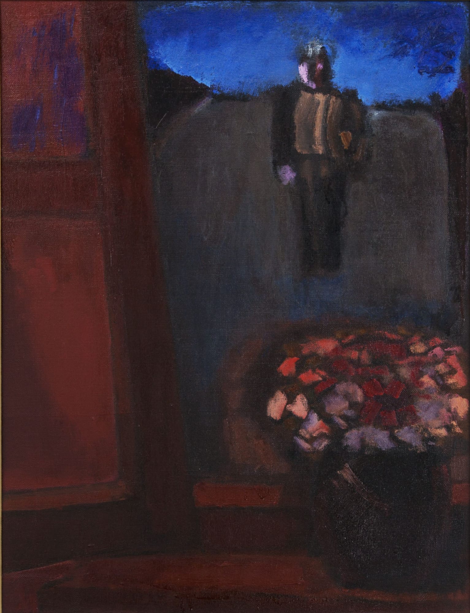 Josef Herman, Miner Returning Home 1957