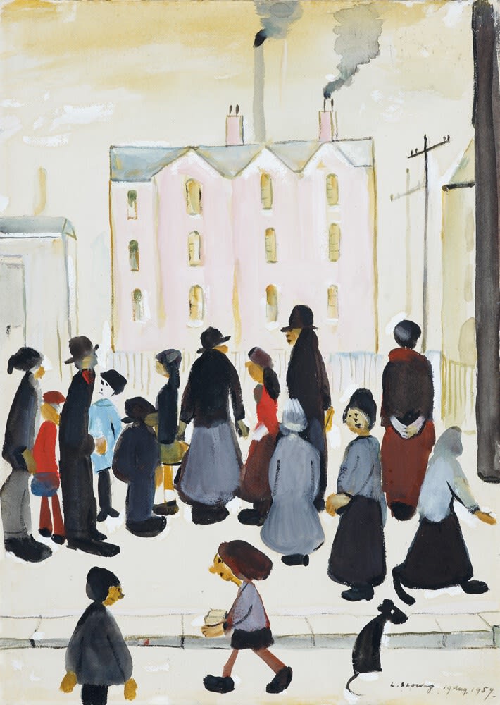 L. S. Lowry, Group of People 1959