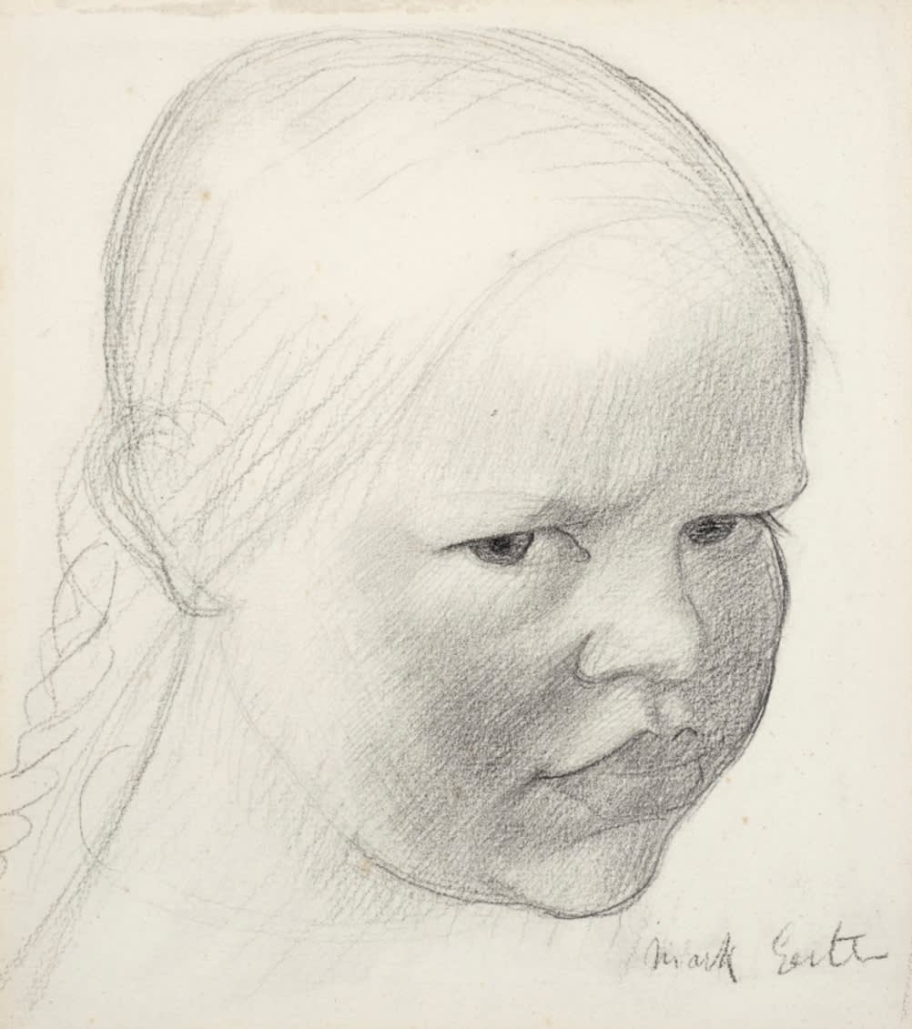 Head of a Girl by Mark Gertler