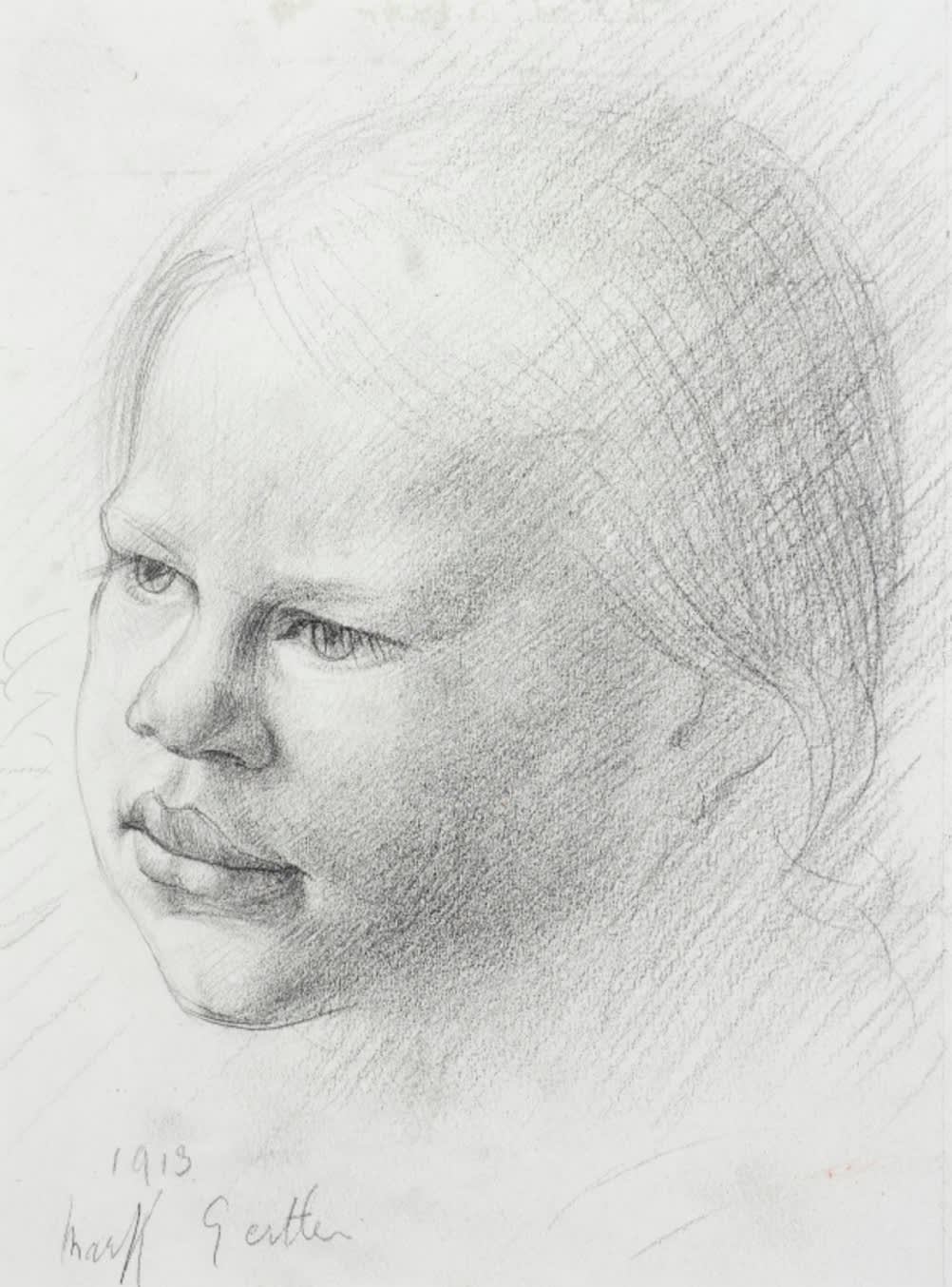 Head of a Girl by Mark Gertler