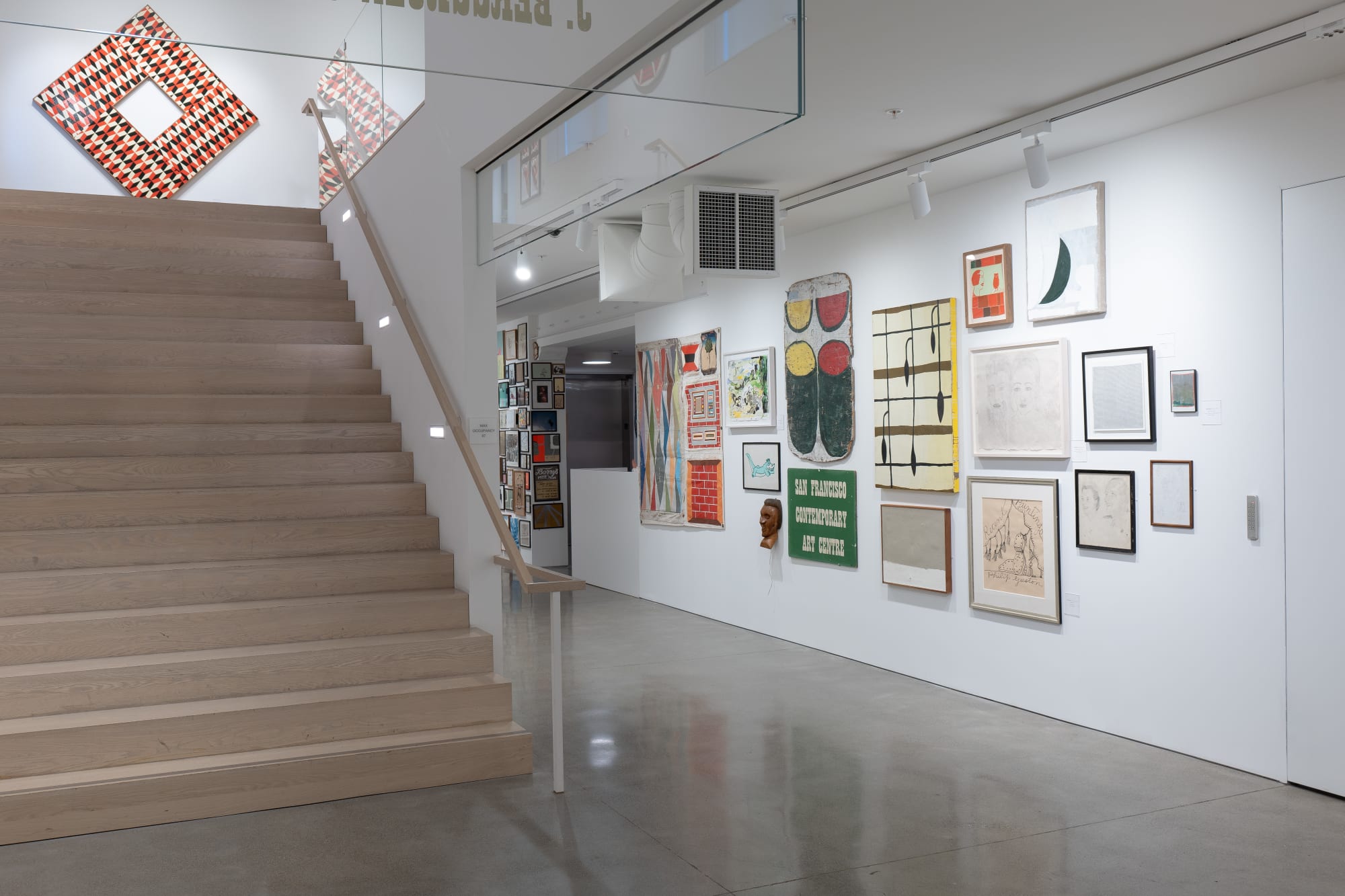 Installation view of Barry McGee's John Berggruen Contemporary Art Centre