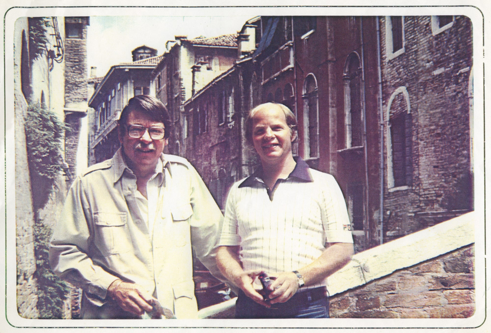 Richard Diebenkorn and John Berggruen at 1978 Venice Biennale