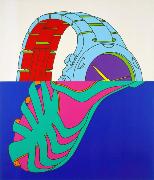 Michael Craig-Martin Untitled (Watch/Sandal), 2007 Acrylic on aluminum 72 x 68 inches 182.88 x 172.72 cm