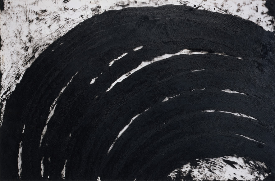 Richard Serra P & E I, 2007 Paintstick on mylar 26 x 40 inches
