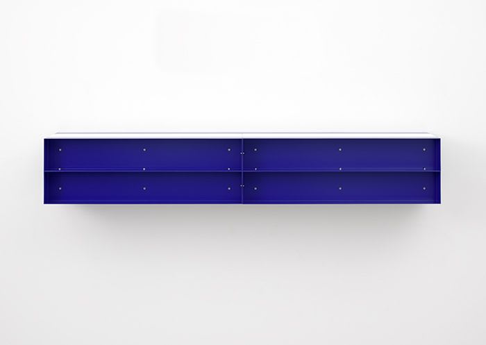 Donald Judd Untitled (Lascaux 89-59), 1989 Enamel on aluminum 11 13/16 x 70 7/8 x 11 13/16 inches