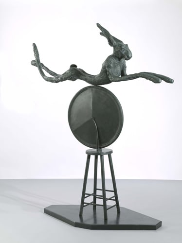 Barry Flanagan Pirate Wheel, 2005 Bronze 83 7/8 x 78 x 30 3/8 inches 213.04 x 198.12 x 77.15 cm Edition of 8