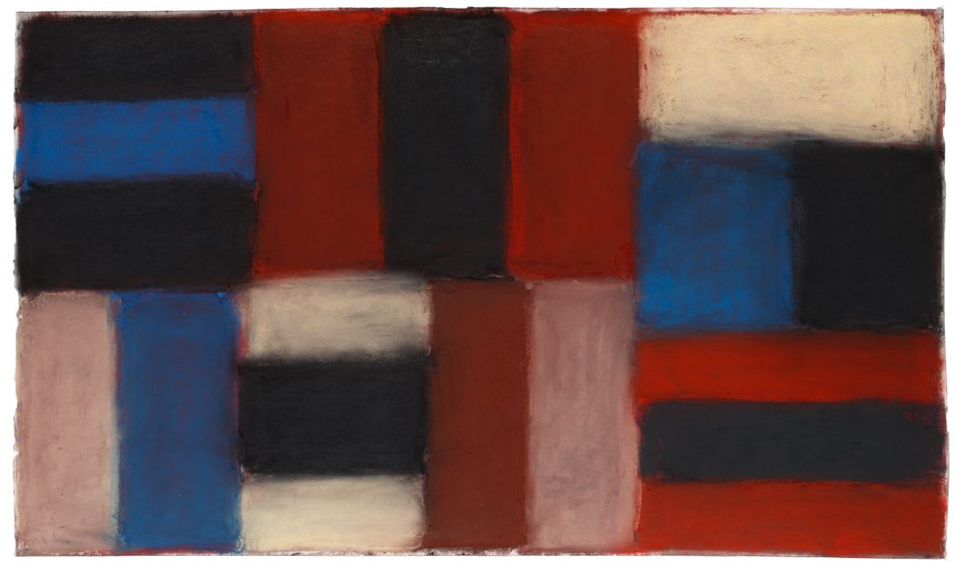 Sean Scully 4.4.13, 2013 Pastel on paper 30 x 50 inches