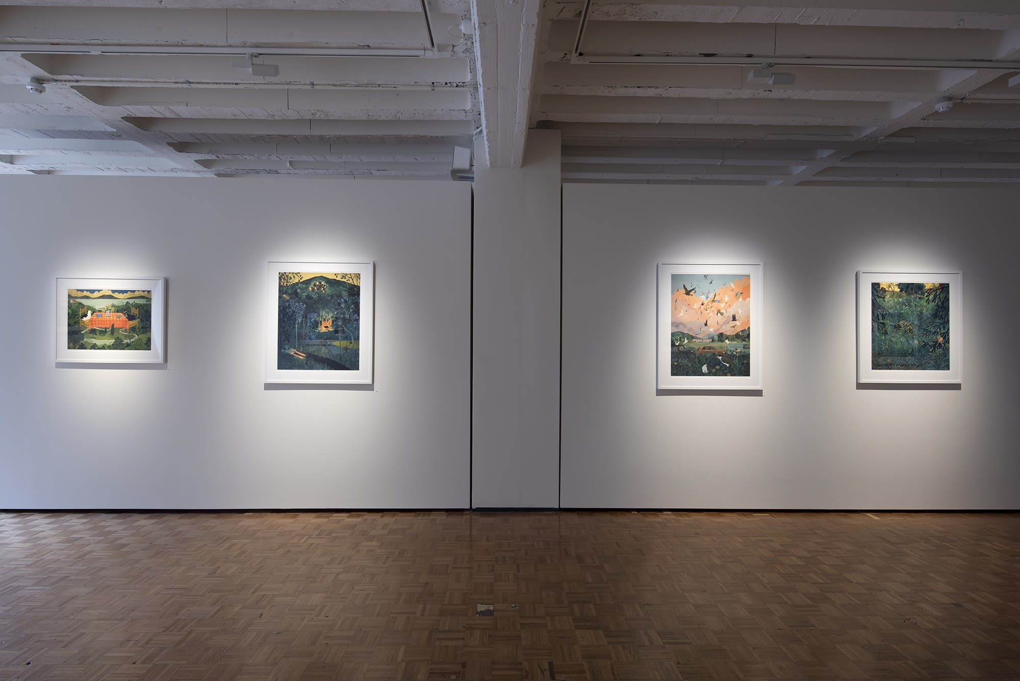 Stars puddled underfoot