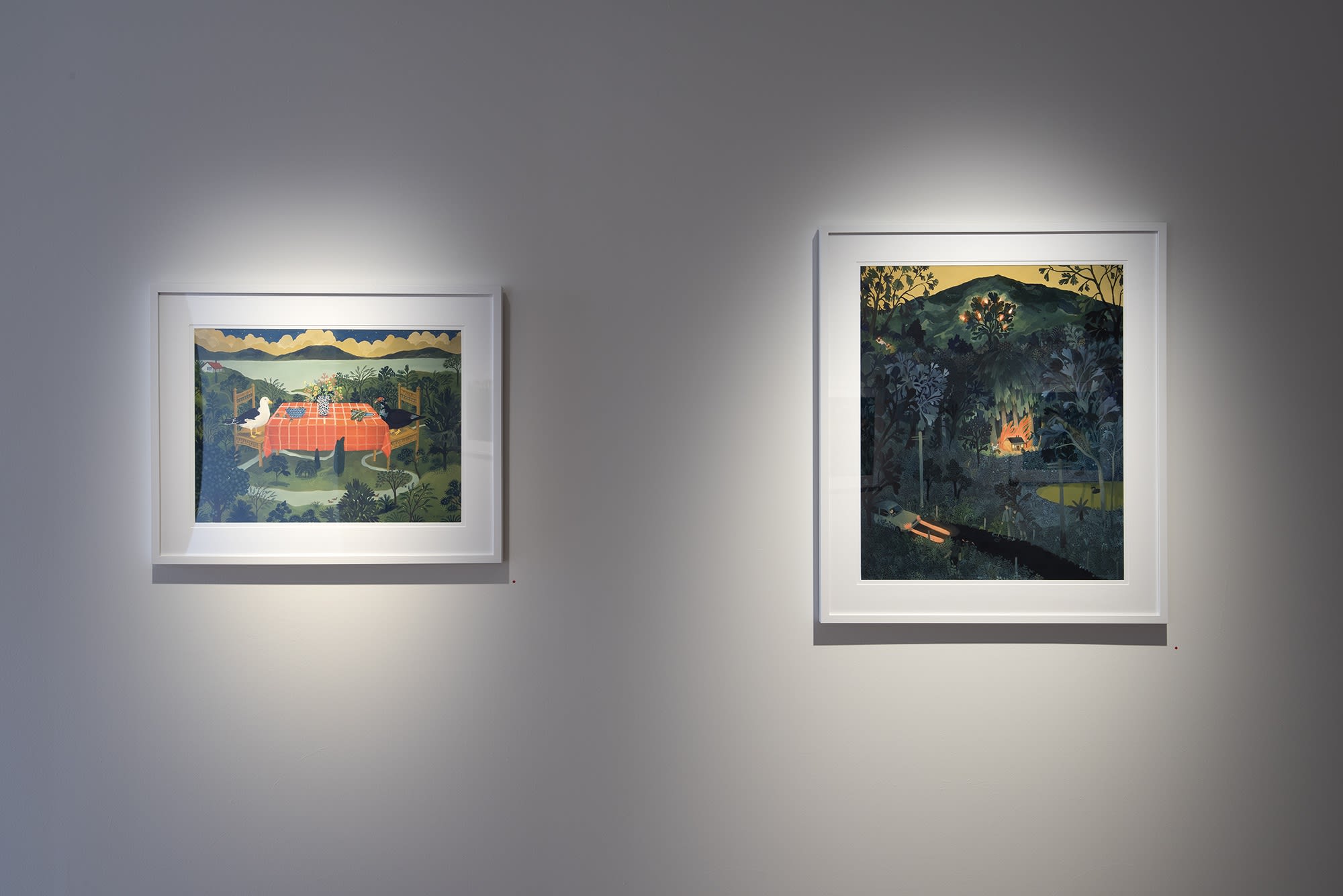 Stars puddled underfoot