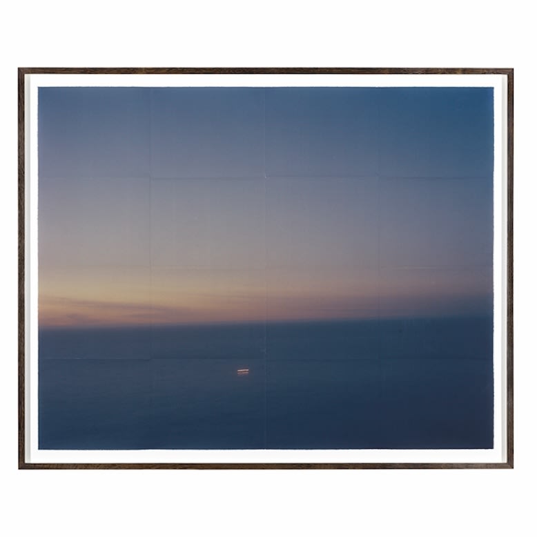 US Pacific Ocean, 2015 Archival inkjet print on folded rice paper
