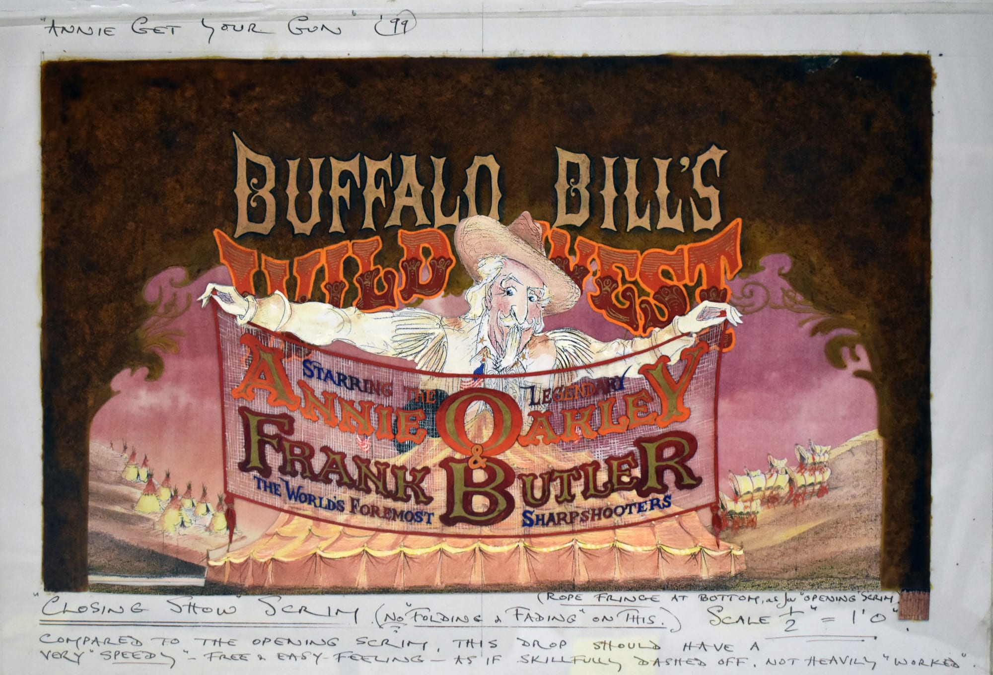 Tony Walton, Annie Get your Gun Set Design, 1999