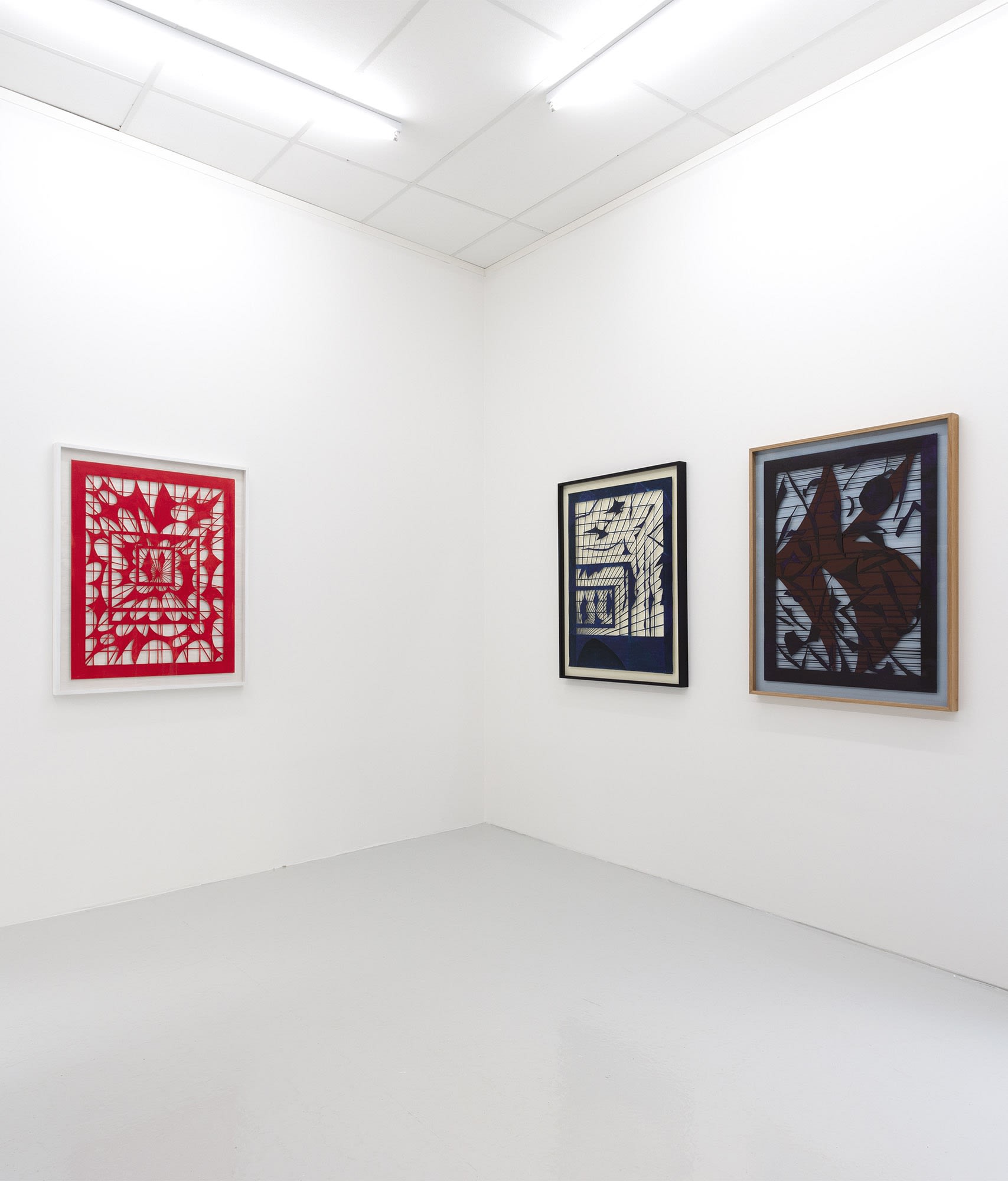 Installation view Mathias Malling Mortensen I Look In – I Look Out 2020, Bricks Gallery