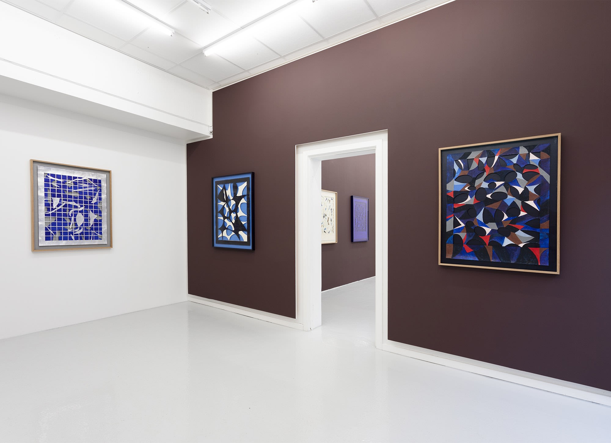 Installation view Mathias Malling Mortensen Twelve Rooms 2023, Bricks Gallery