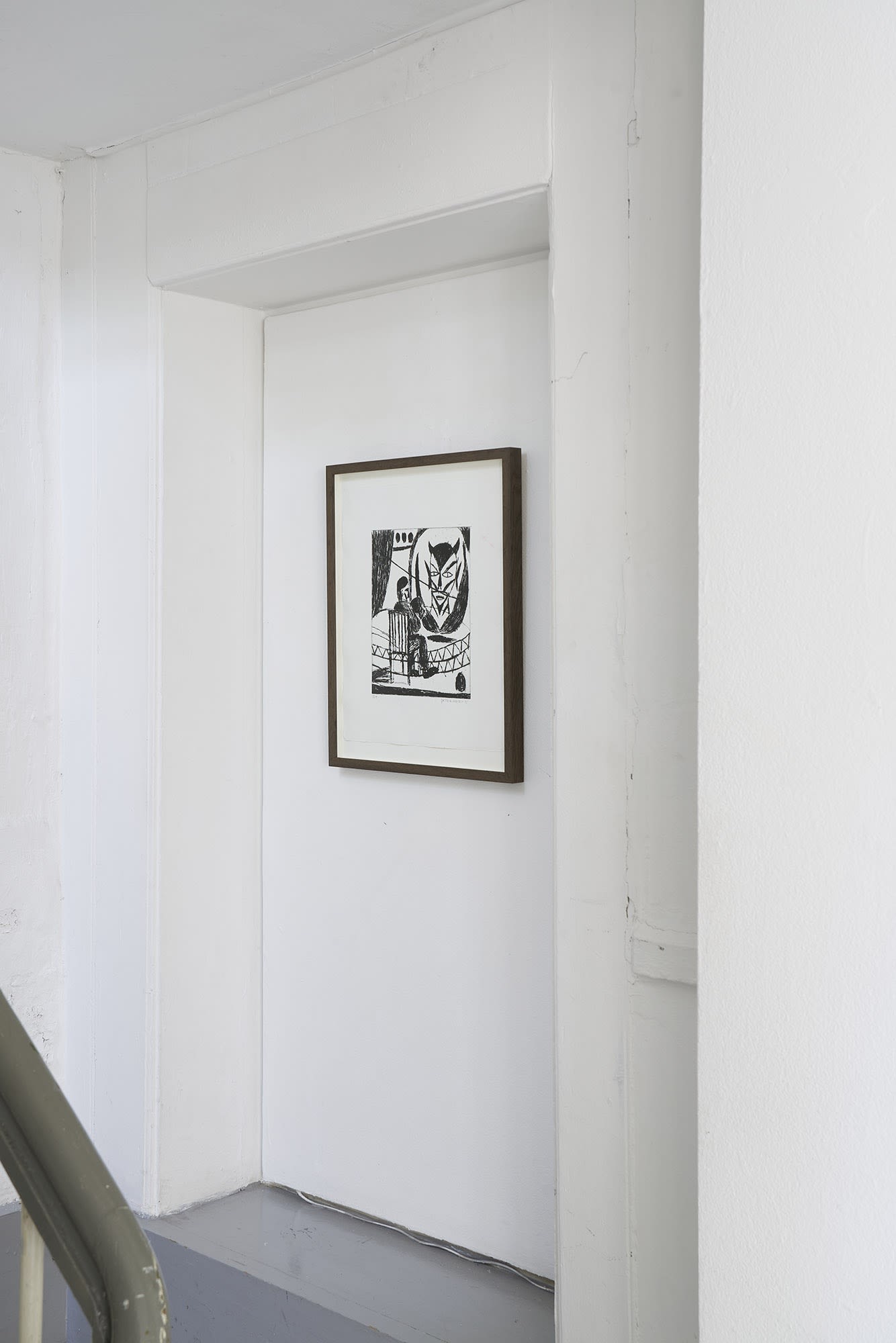 Installation view Peter Larsen Fremtiden er Aflyst 2022, Grafikernes Hus, Copenhagen, Denmark