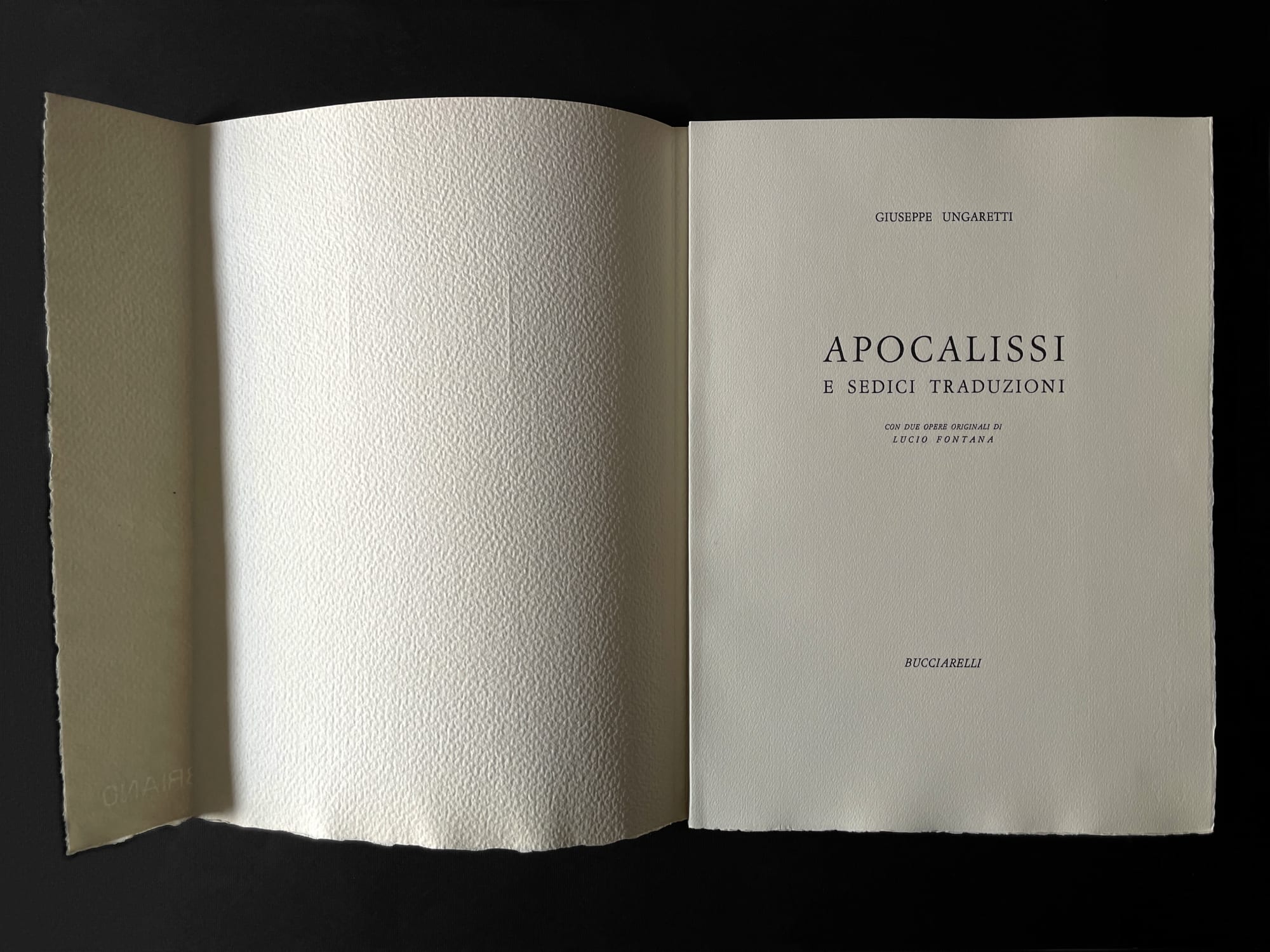 Giuseppe Ungaretti, Apocalissi e sedici traduzioni, 1965 @LucaStoppini