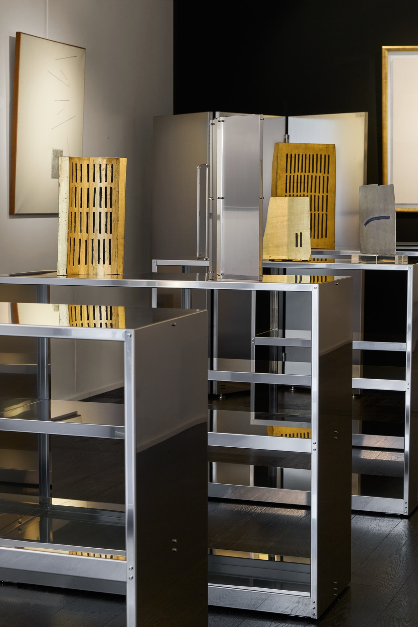 Install shots of Arturo Vermi exhibition at Brun Fine Art