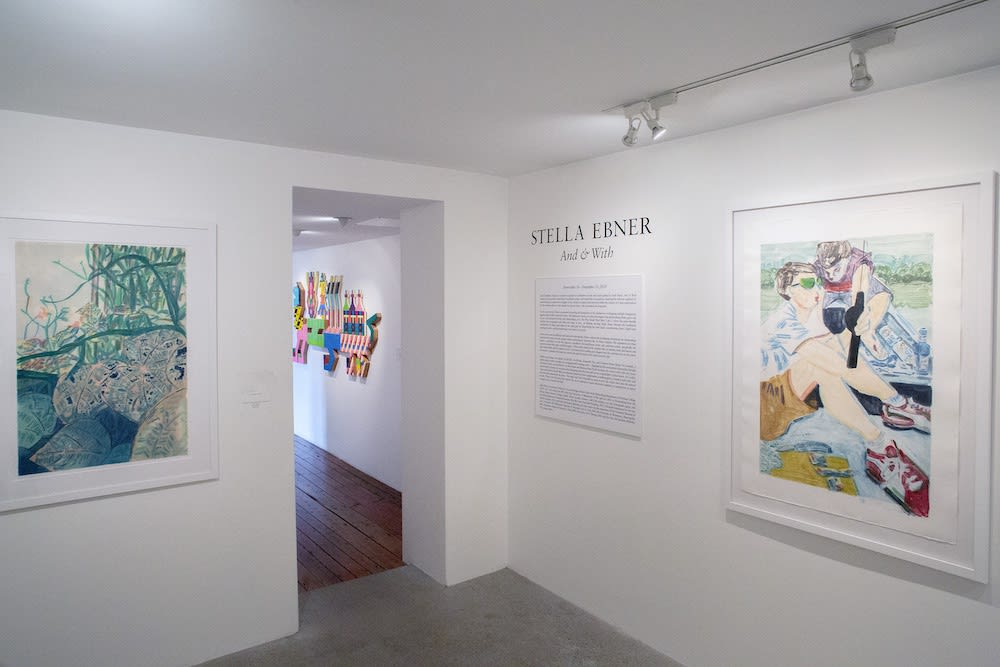 Stella Ebner Installation View, Cade Tompkins Projects