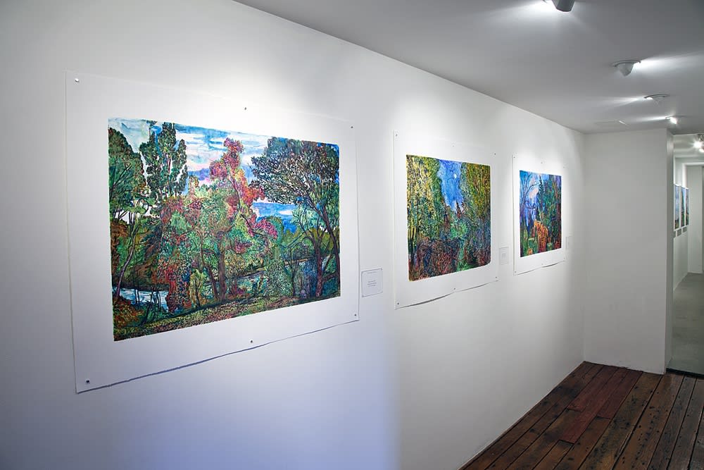 Nancy Friese Installation View, Cade Tompkins Projects