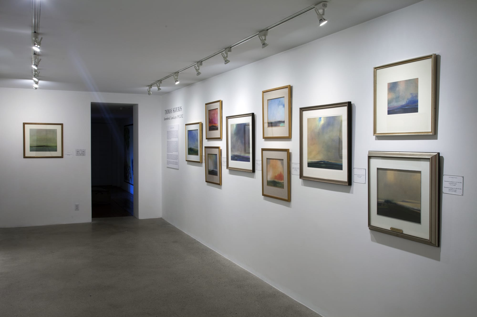 Thomas Sgouros Installation View, Cade Tompkins Projects