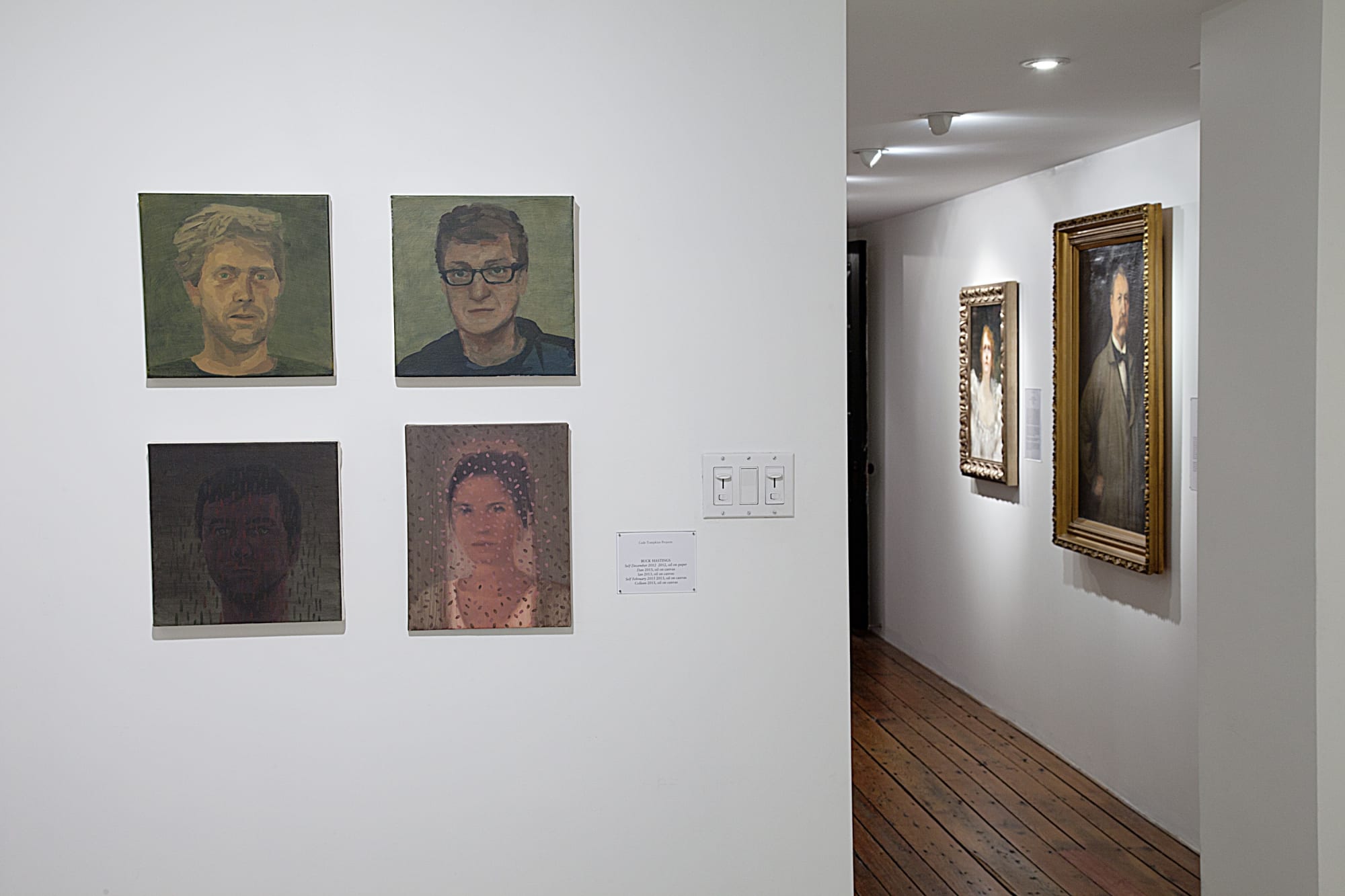 Selfies & Friends Installation View, Cade Tompkins Projects