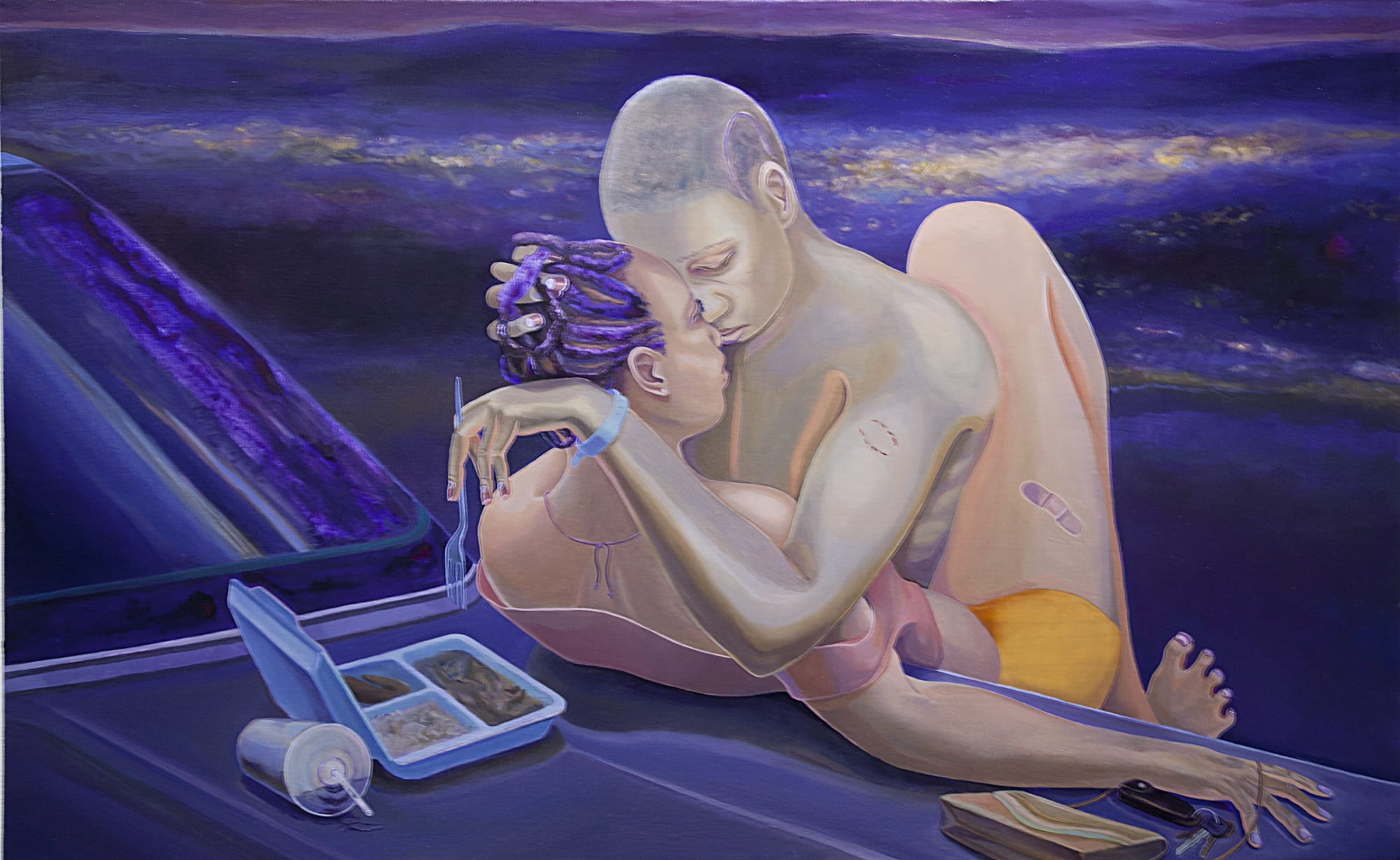 Selfies & Friends Installation View, Cade Tompkins Projects