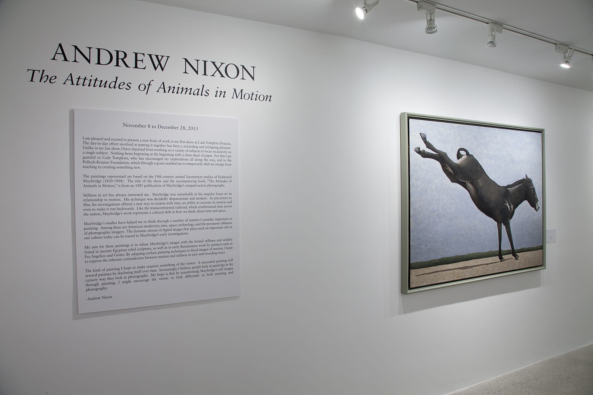 Andrew Nixon Installation View, Cade Tompkins Projects