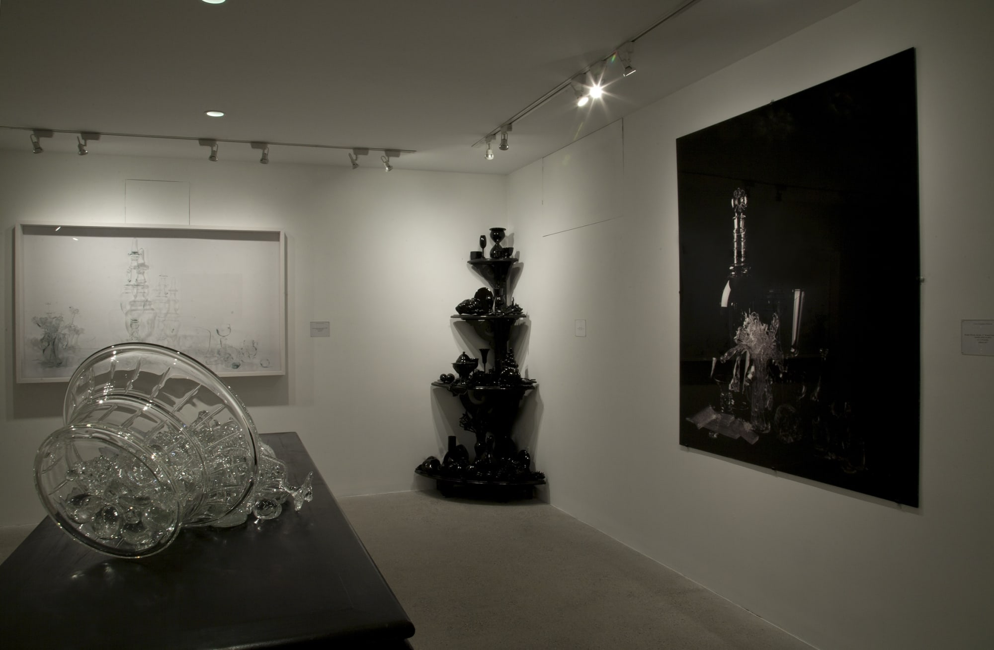 Beth Lipman Installation View, Cade Tompkins Projects