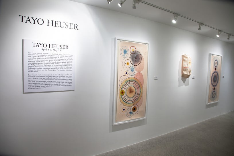 Tayo Heuser Installation View, Cade Tompkins Projects