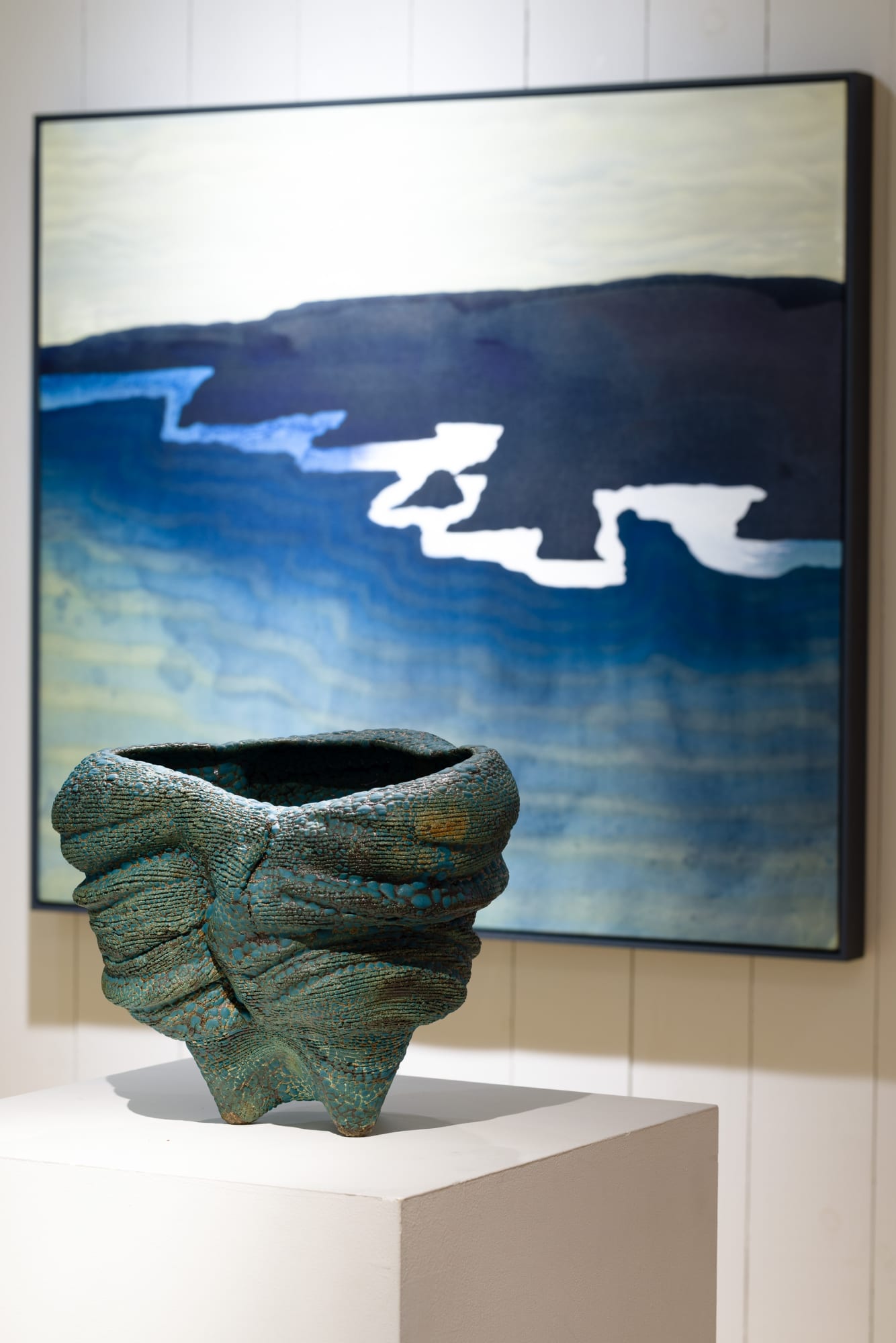 When Feeling Out of Sight; Kerry Harding & Katharine Le Hardy. Ceramics by Oriel Zinaburg.