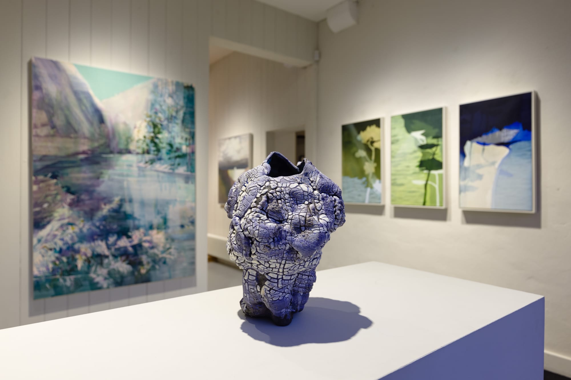 When Feeling Out of Sight; Kerry Harding & Katharine Le Hardy. Ceramics by Oriel Zinaburg.