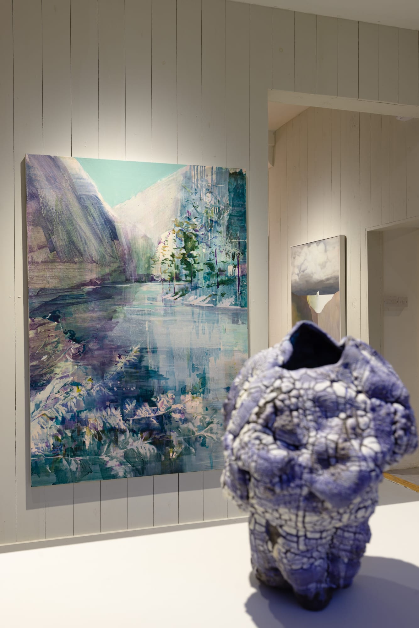 When Feeling Out of Sight; Kerry Harding & Katharine Le Hardy. Ceramics by Oriel Zinaburg.