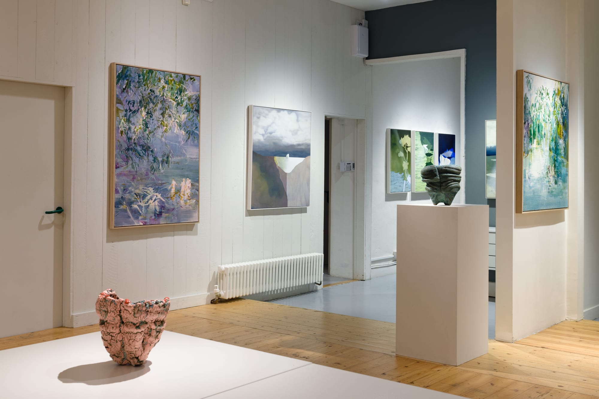 When Feeling Out of Sight; Kerry Harding & Katharine Le Hardy. Ceramics by Oriel Zinaburg.