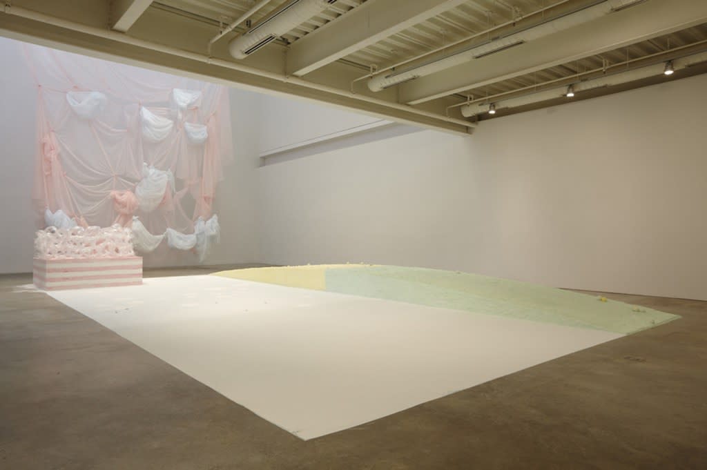 Karla Black, Practically in Shadow, 2013 Institute of Contemporary Art, University of Pennsylvania, Philadelphia