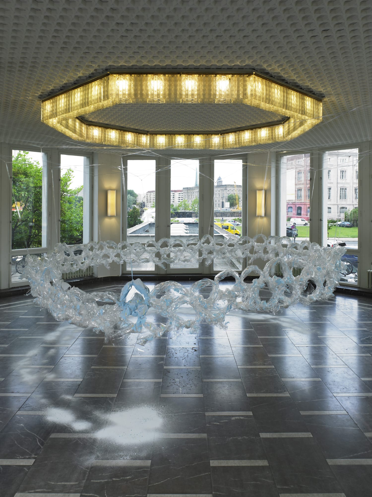 Karla Black, For Another Purpose, 2012, Schinkel Pavillon, Berlin