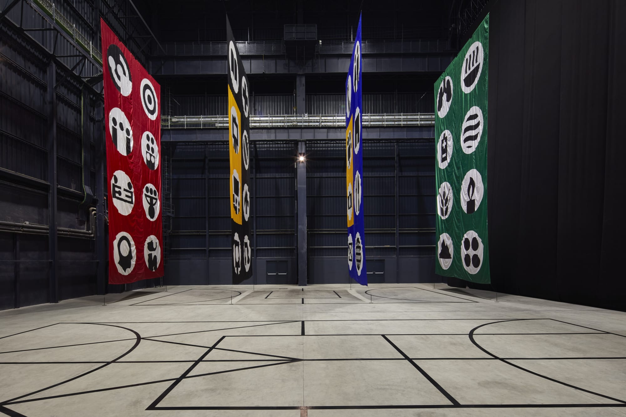 Matt Mullican, The Feeling of Things, 2018 Pirelli Hangar Bicocca, Milano