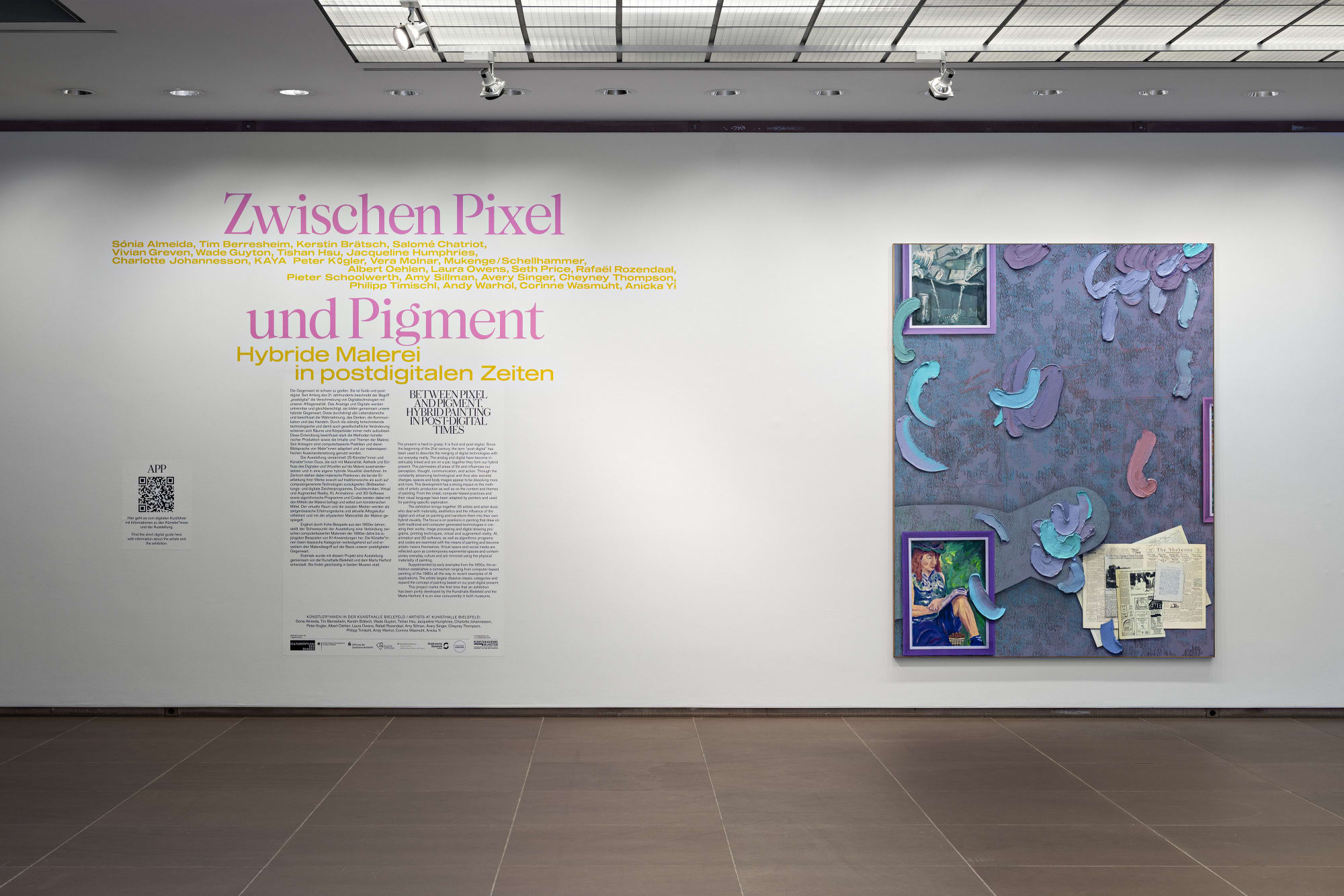 Between Pixel and Pigment. Hybrid Painting in Post-Digital Times, 2024 Martha Herford und Kunsthalle Bielefeld