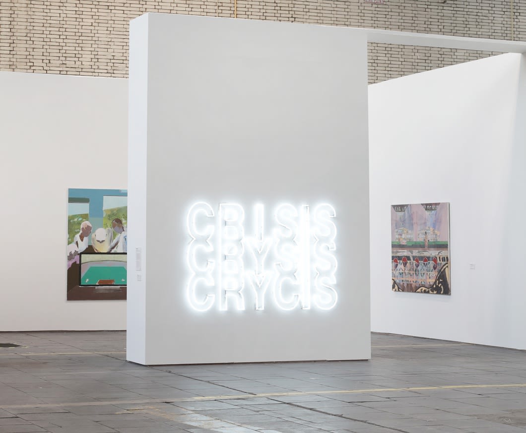 Installation view: Diversity United. Contemporary European Art, Flughafen Berlin Tempelhof, June 9 - September 19, 2021. Photo: Silke Briel / © Stiftung für Kunst und Kultur, Bonn